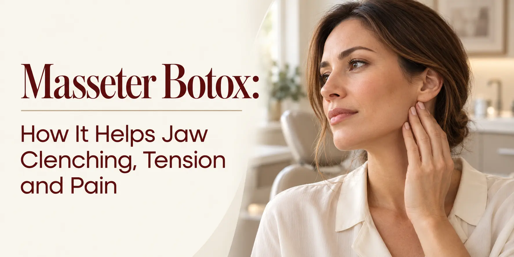 Masseter Botox: How It Helps Jaw Clenching, Tension and Pain